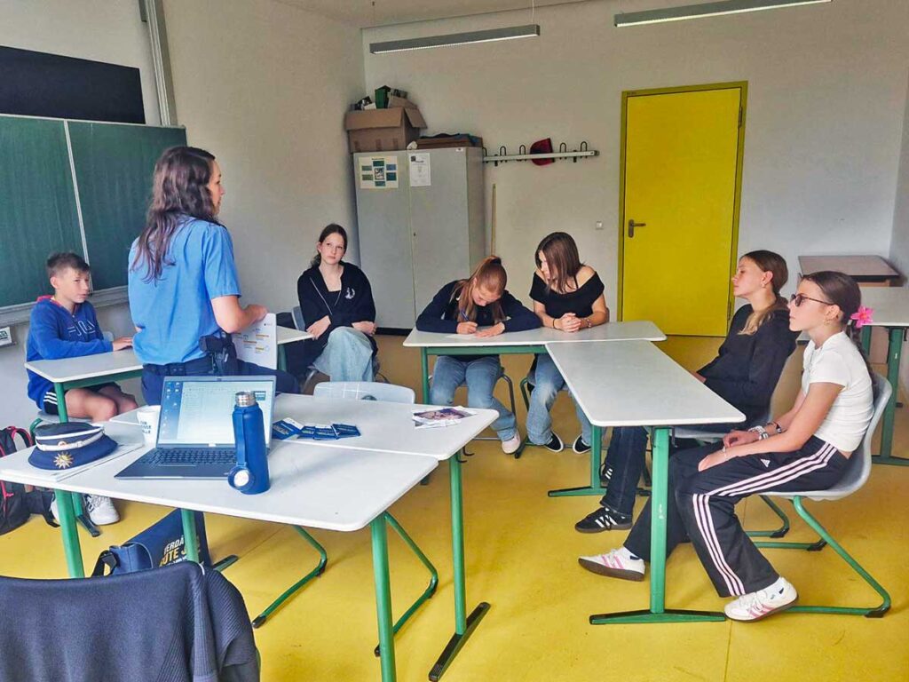 Polizei-Workshop „Verdächtig gute Jobs“