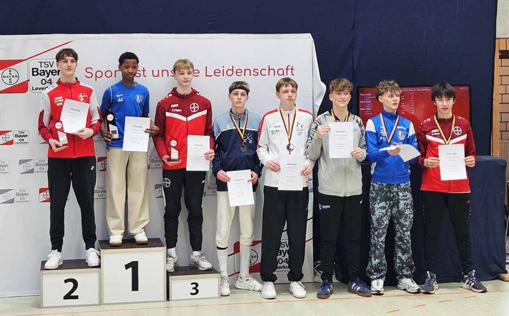 Unsere Sportart Fechten triumphiert bei nationalem Ranglistenturnier in Leverkusen