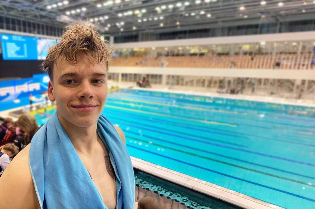Schwimmer Mika Leonhardt – erfolgreich in Berlin