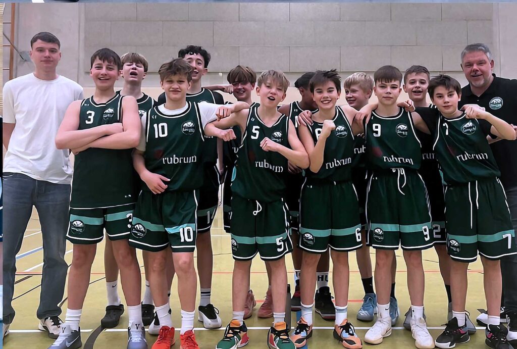 Timur Sheiman beim Basketball-Sichtungsturnier „Perspektiven für Talente“
