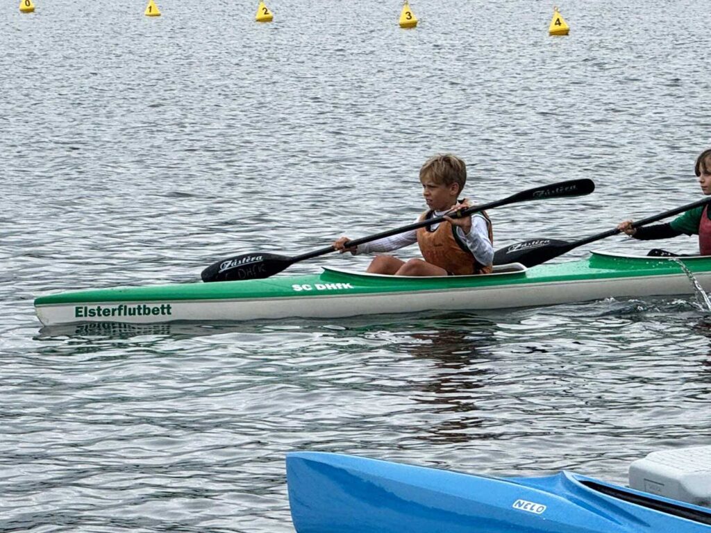 Fußballer im Herzen, Kanute auf dem Wasser: Benedikt entdeckt seine Rennleidenschaft